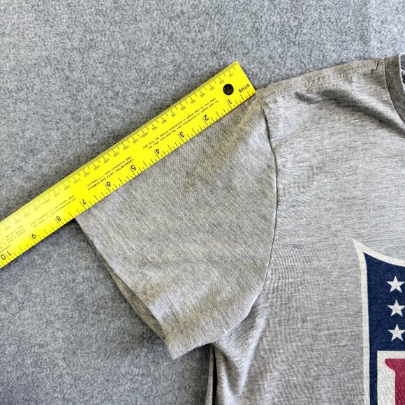 NFL Team Apparel Gray Casual Workout Gym T‑Shirt - Picture 6 of 10